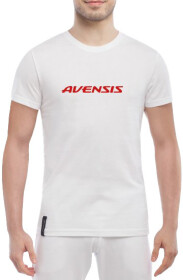 Футболка чоловіча Globuspioner класична Toyota Avensis біла принт спереду