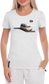 Футболка женская Globuspioner классическая Daewoo Matiz Tuning белая принт спереди