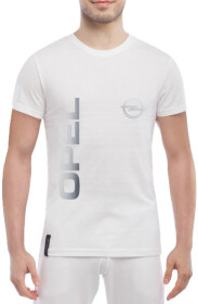 Футболка мужская Globuspioner классическая Opel Logo Vertical белый спереди