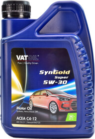 Моторное масло VatOil SynGold Super 5W-30 синтетическое