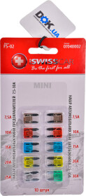 Набор предохранителей ProSwissCar FS-02 FS-02 FN mini 10 шт.