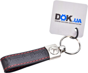 Брелок AutoTechteile з логотипом Mercedes-Benz чорний MB8