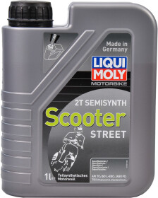 Моторное масло 2T Liqui Moly Motorbike Scooter Street полусинтетическое