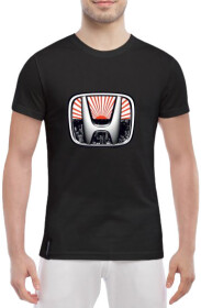 Футболка мужская Globuspioner классическая Rise of Honda черный спереди