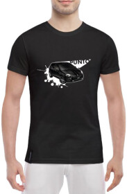 Футболка мужская Globuspioner классическая Punto черный спереди