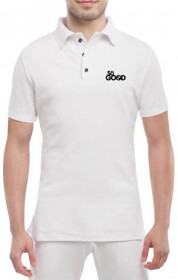 Футболка чоловіча Globuspioner поло So Good біла принт спереду