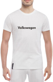 Футболка мужская Globuspioner классическая Volkswagen Wide белый спереди