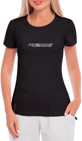 Футболка жіноча Globuspioner класична Renault R.S. Sport чорна принт спереду