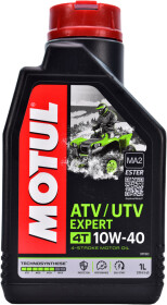 Моторна олива 4Т Motul ATV-UTV Expert 10W-40 напівсинтетична