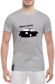 Футболка мужская Globuspioner классическая Lada Sedan Mafia серый спереди