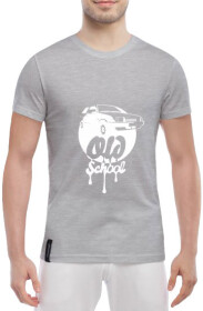 Футболка мужская Globuspioner классическая Lada Old School серый спереди