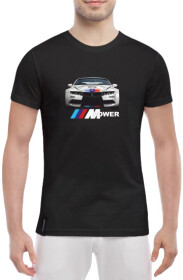 Футболка чоловіча Globuspioner класична BMW RZ-M6 чорна принт спереду