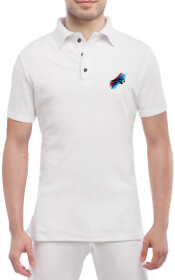 Футболка мужская Globuspioner поло BMW 5-Series E34 белый спереди