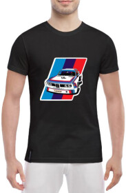 Футболка чоловіча Globuspioner класична BMW E9 Sport чорна принт спереду