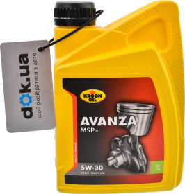 Моторна олива Kroon Oil Avanza MSP+ 5W-30 синтетична
