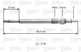 Свічка розжарювання Valeo 345121