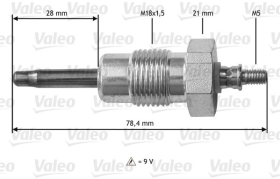 Свеча накала Valeo 345195