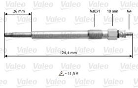 Свеча накала Valeo 345162