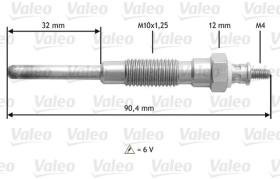 Свеча накала Valeo 345158