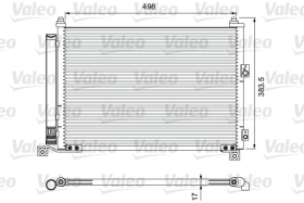 Радіатор кондиціонера Valeo 814403