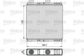 Радіатор пічки Valeo 811543