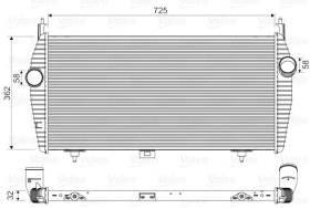 Интеркулер Valeo 818335