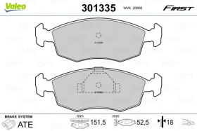 Гальмівні колодки Valeo 301335