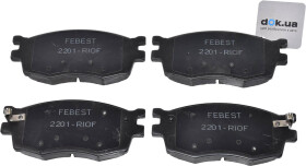 Тормозные колодки Febest 2201RIOF