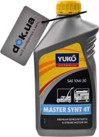 Моторное масло 4T Yuko Master Synt 10W-30 полусинтетическое