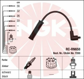 Комплект дротів запалювання NGK RCRN658