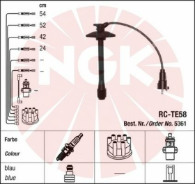 Комплект проводов зажигания NGK RCTE58