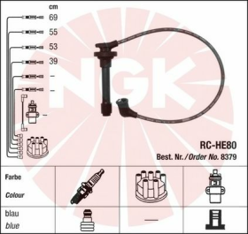 Дріт запалювання NGK RCHE80