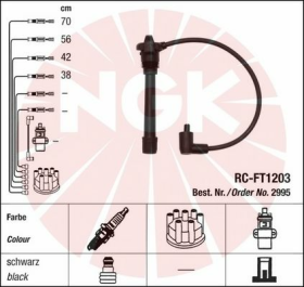 Провод зажигания NGK RCFT1203