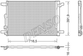 Радиатор кондиционера Denso DCN32024