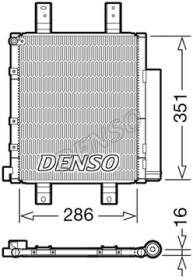 Радиатор кондиционера Denso dcn35005
