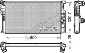 Радиатор охлаждения двигателя Denso drm05015