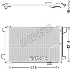 Радиатор кондиционера Denso DCN17035