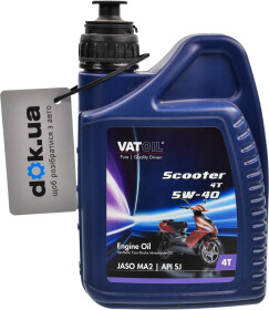 Моторное масло 4T VatOil Scooter 5W-40 синтетическое