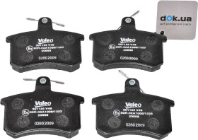 Тормозные колодки Valeo 301125