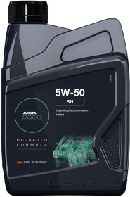 Моторна олива AVISTA Pace SN 5W-50