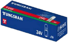 Автолампа Tungsram T4W BA9s 4 W прозрачная TU266110K