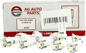 Автолампа AG-Autoparts T10 2,1 W AG40180