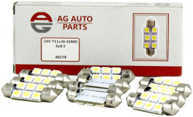 Автолампа AG-Autoparts T11x36 SV8,5 AG40178