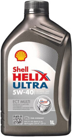 Моторное масло Shell Helix Ultra ECT MULTI 5W-40 синтетическое