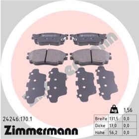 Тормозные колодки Zimmermann 24246.170.1