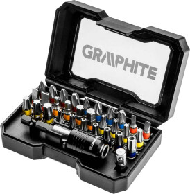 Набір бит з тримачем Graphite 56H608 30 шт.