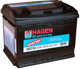Аккумулятор HAGEN 6 CT-62-R Starter 56219