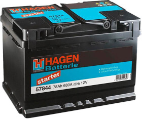 Аккумулятор HAGEN 6 CT-78-R Starter 57844