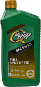Моторна олива QUAKER STATE Full Synthetic 0W-20 синтетична