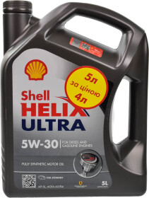 Моторна олива Shell Helix Ultra Promo 5W-30 синтетична
